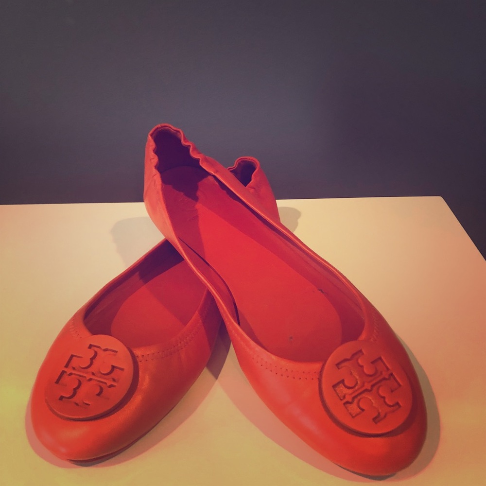 Tory Burch Orange Flats